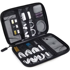 Electronics Travel Organizer Case Tech Accessories Cord Storage Bag for Phone Po