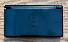 Nintendo DS Lite Black Console W/ Stylus, Slot Cover - Working
