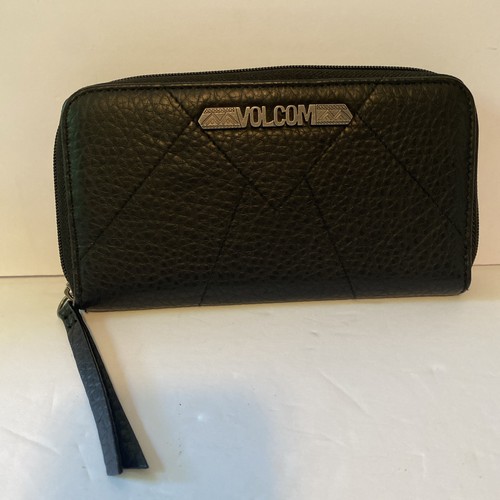 Shop Volcom V ENT Leather Wallet In Black - Fast Shipping & Easy