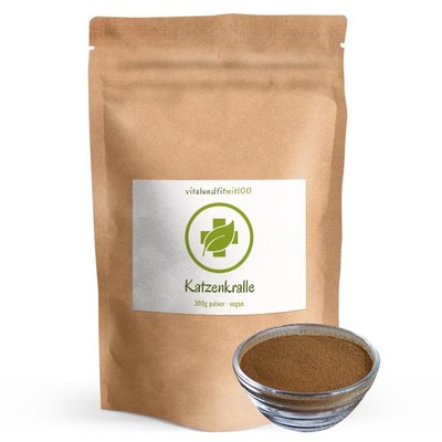 Katzenkralle Pulver 300 g - Cat`s Claw - optimal als Kräutertee - ohne Zusätze