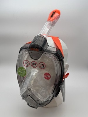 SEAC Libera Vollgesichts-Schnorchelmaske, hypoallergenes Silikon S/M