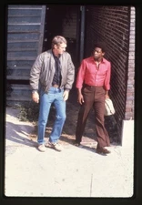 Steve McQueen The Hunter Original 35mm Transparency LeVar Burton 1980 Stamped