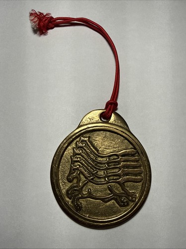 Korean Traditional Casting Mapae Horse Pass Emblem Replica Accessory