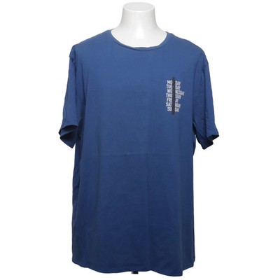 Decathlon, T-shirt, Größe: 3XL, model: nyamba regular, Blau, Print, Herren #P0F