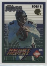 1994 Collector's Edge The Boss Squad Silver 22K Gold Helmet Bobby Hebert c7w