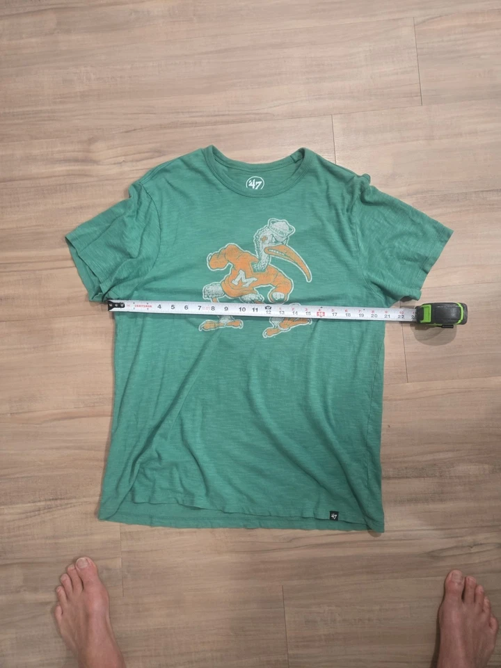 Camiseta Miami Hurricanes 47 Sebastian Talla Grande Verde Foto 3 de 4