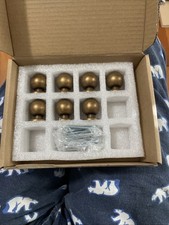 New 7 Pack of Ball Cabinet Knobs Bronze Finish