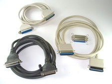 Lot of 3 1 Printer Cable Centronics CN36 to DB25 Male, CN Extension Connector