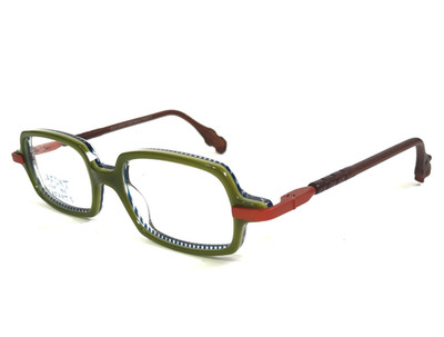 Jean Lafont Kids Eyeglasses Frames ELECTRON 492 Green Blue Red 42-15-115