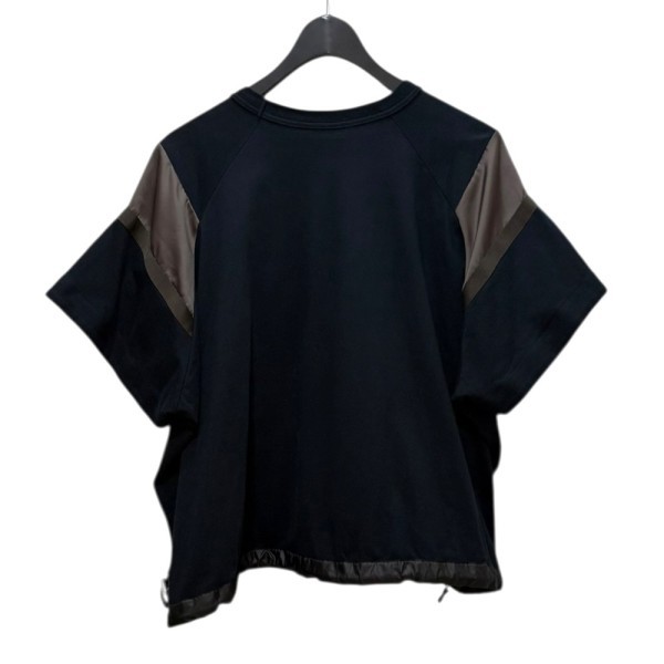 SACAI X NIKE T shirt Sacai in jersey di cotone usata 24 07171 nero x marrone taglia 2 090625