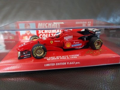 Ferrari F310 M. Schumacher 1:43 #30 Erster Sieg Spanien 1996 MSC Regenreifen