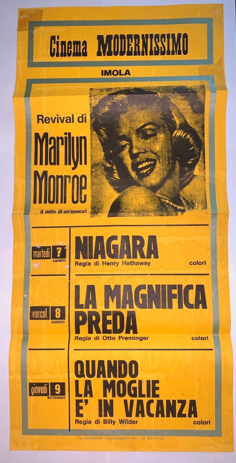 Locandina originale film Marilyn () - Regia di Simon Curtis