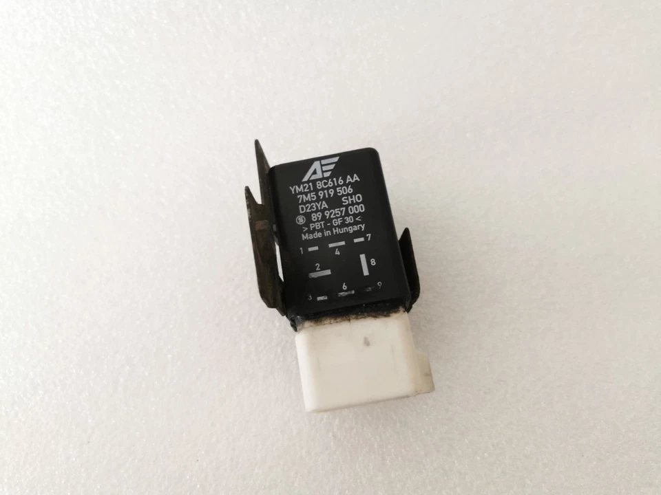 VW Sharan 7M 1.9 TDI relè di preriscaldamento candele relè modulo relè 7M5919506 - Immagine 2 di 4