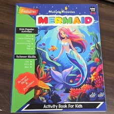 Multiple Activities Mermaid Activity Book For Kids 3-6