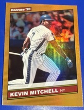 2020 Panini Donruss - Kevin Mitchell #214 Holo Orange New York Mets Baseball MVP