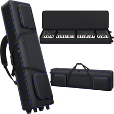 88 Key Keyboard Case Soft Padded with Wheels ...