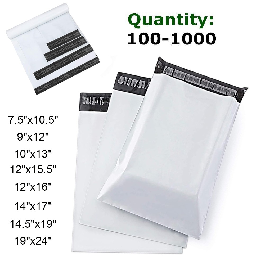 Poly Mailers Shipping Bags Plastic Envelopes Any Size 9x12 10x13 