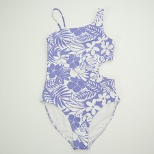 Abercrombie Kids Girls Floral One Piece Swimsuit Bathing Suit Size 15 16