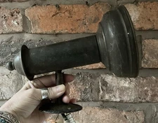 Vintage Industrial Lights Brass Wall Aged Tarnished Victorian Inspired Reclaimed