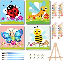 bleihum 4 Pack Paint by 8x8 inches, BKH1942 BKH1943 BKH1944 BKH1945-US