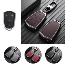 Zinc Alloy Leather Car Key Case Cover For Cadillac Srx Vt6 Xt5 Atsl Xt4 Xts At