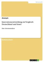 Anonymous | Innovationsentwicklung Im Vergleich Deutschland Und Israel | Buch