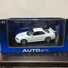 Autoart 1/43 Nissan Skyline R34 GT-R V Spec II White GTR NISSAN Collectables 17+