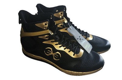 Sting Viper Professional Boxing Shoe Black Gold, US 10