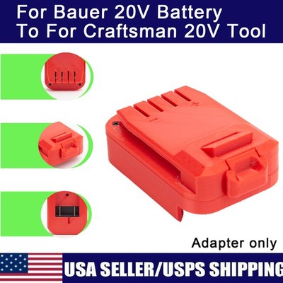 Adapter Suitable For Bauer 20V Li-ion Battery to For Craftsman 20V Power Tool