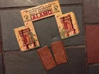 MARX WALT DISNEY DAVY CROCKETT ALAMO PLAYSET FRONT GATE AND BOTH DOORS TIN EXC