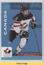 2017 Upper Deck Team Canada Juniors Blue Spectrum Meaghan Mikkelson #32 READ 9jn