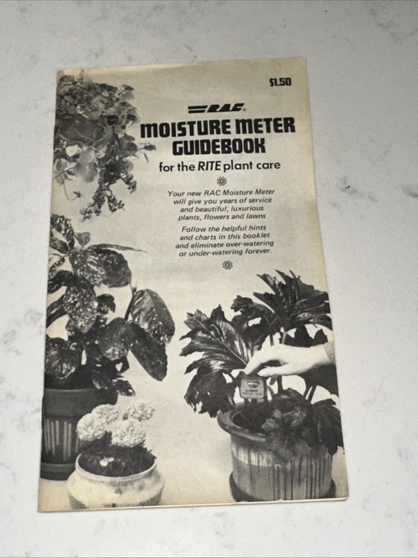 RARE Moisture Meter Guidebook For Plant Care