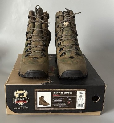 Red Wing Irish Setter Pinnacle 9” Camo Hunting Boots — New w/ Box