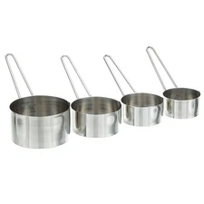 Vollrath 47119 Measuring Cup Set SS 3.5" x 6.5" Durable Stackable