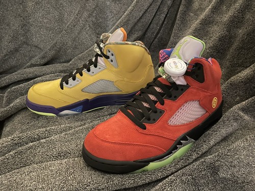 Air Jordan Retro 5 SE What The Solar Orange Size 10 CZ5725-700 DS Tokyo Raging