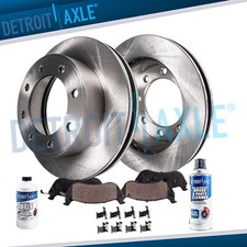 Rear Disc Rotors And Brake Pads Kit For 2011-2018 Silverado Sierra 2500 3500 Hd