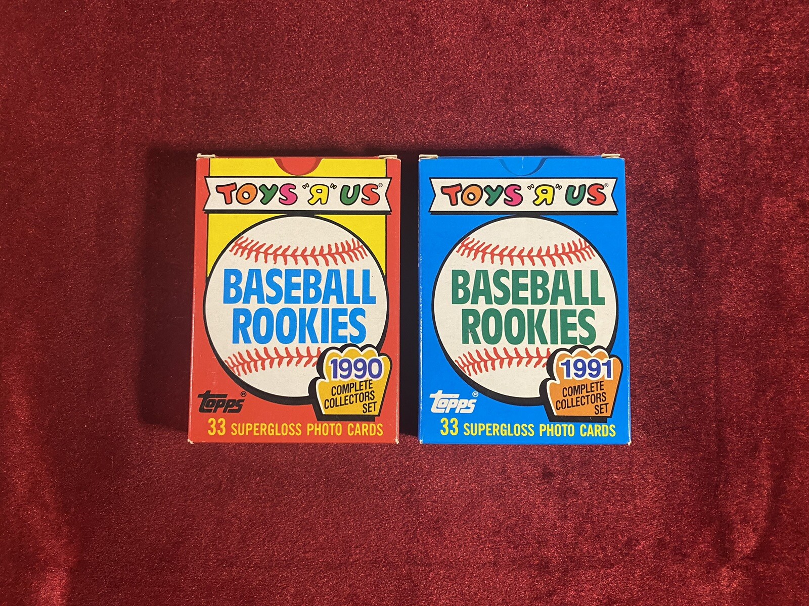 TOYS R US BASEBALL ROOKIES CARD SETS LOT OF 2 1990/91 ( KEN GRIFFEY JR) eBay