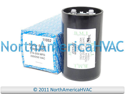 Motor Start Capacitor 216-259 MFD 220-250 V MARS 11052