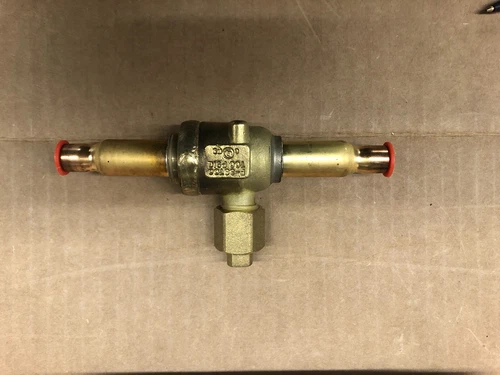 (2) Mueller A17860C 3/8" Bi-Directional Refrigeration Ball Valve Assy  NEW !!