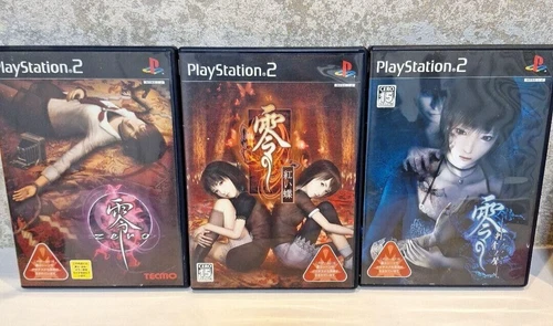 Lot 3 Fatal Frame Zero 1 2 3 set Crimson Butterfly PS2 PlayStation 2 Japan Ver.