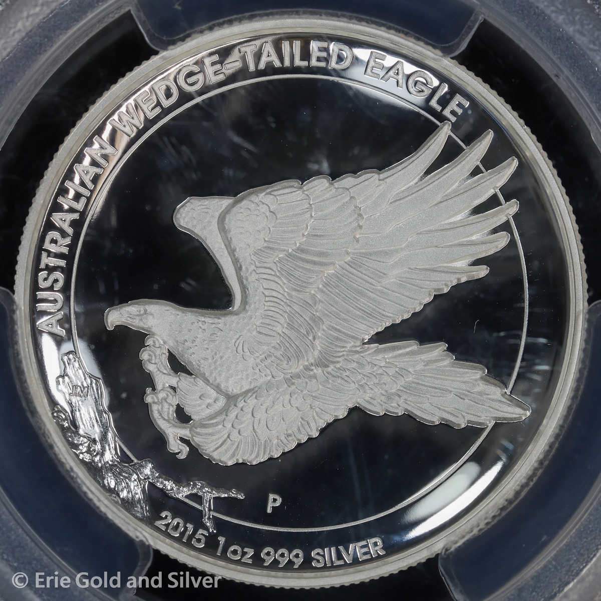 オーストラリア 2015年 ＄1 ウェッジテイルイーグル PCGS MS70 2015-P Australia 1 oz Silver Proof High Relief Wedge-Tailed