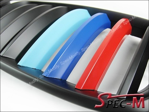 Parrilla de aspecto original negra mate con M Tri para BMW E70 X5 X5M 2008+ - Imagen 3 de 3