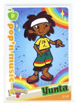 Pop'n Music Card PG20N008 Yunta Konami Japan Game Character