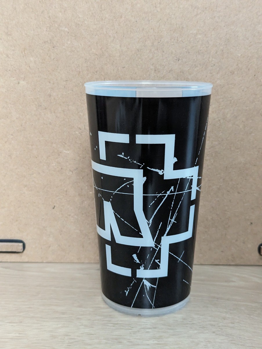 Lot De 2 Tumblers Rammstein En Verre Officiels - Verres 0,29L Avec Logo Du Groupe