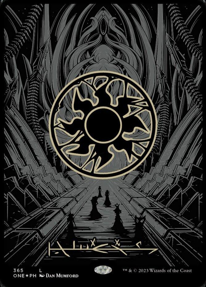 1x] Plains (365) - Oil Slick Raised Foil Near Mint, English