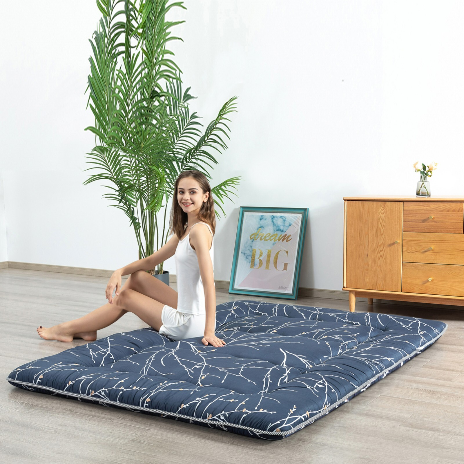 MAXYOYO Printed Folding Japanese Futon Mattress eBay