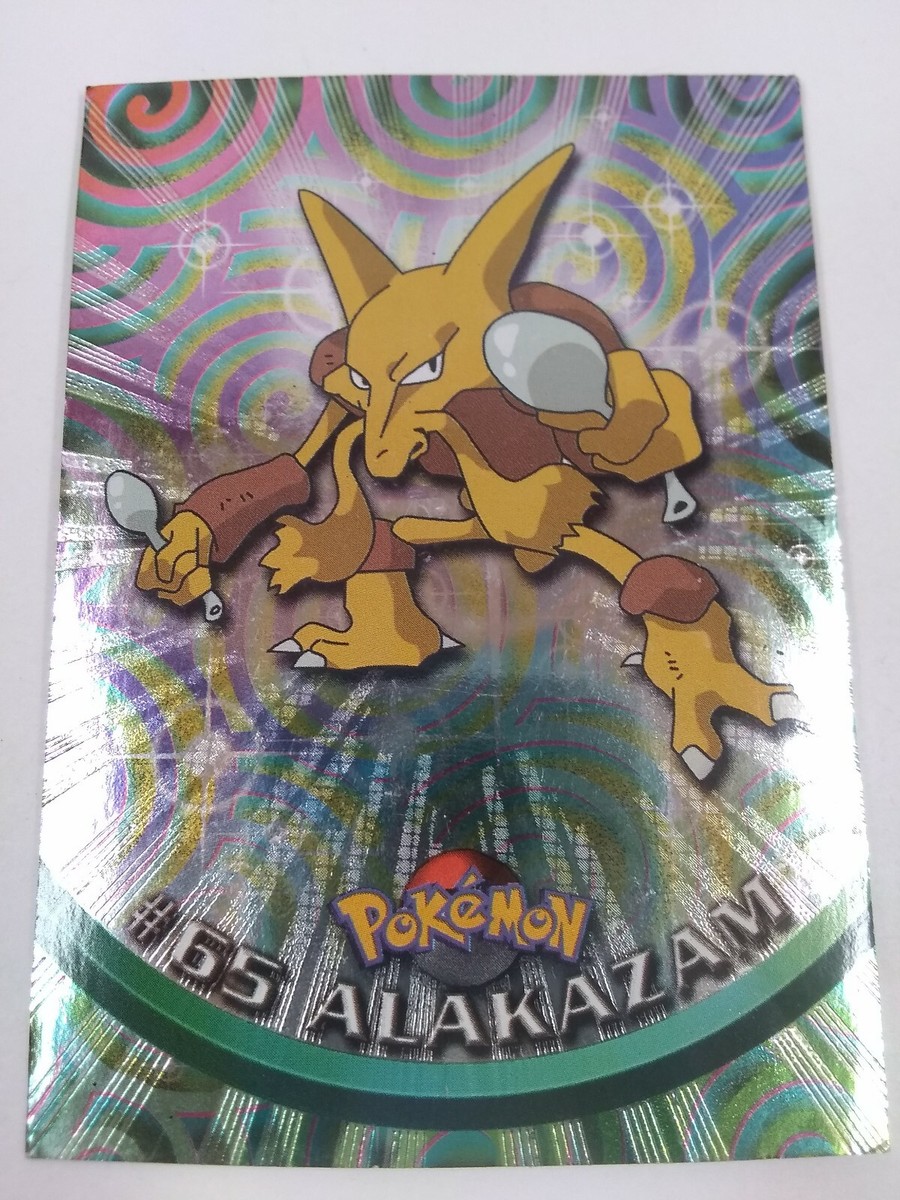 ALAKAZAM - Topps / Nintendo - #65 - Rare - Pokémon Card | eBay
