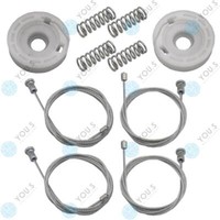 FüR Ford Focus 98-04 Fensterheber Reparatursatz Seilzug - Hinten Links + Rechts