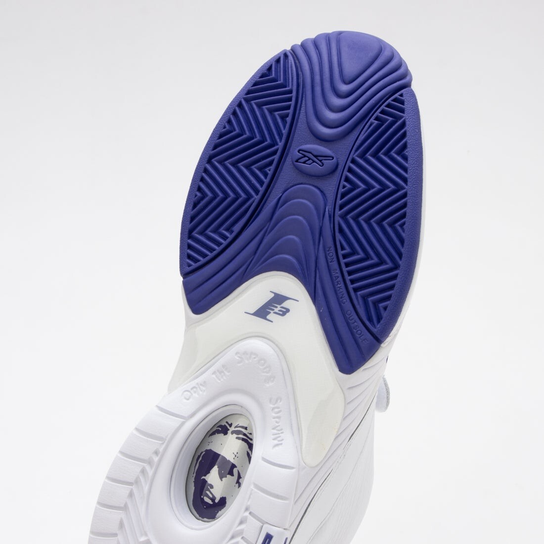 Reebok Answer IV  100033884 White Purple Men's Size