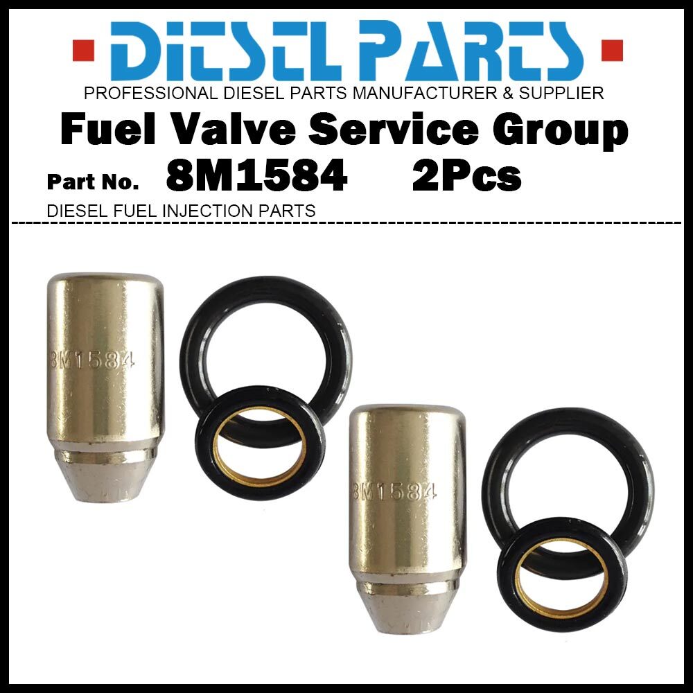 2Pcs Fuel Injector Nozzle 8M1584 8N4697 5M4086 Fit Caterpillar CAT